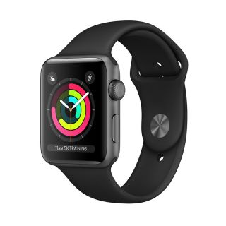 Смарт-годинник Apple Watch 3 GPS 38mm Space Gray/Black Sport