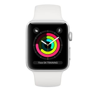 Купити Смарт-годинник Apple Watch 3 GPS 38mm Silver/White Sport за вигідною ціною. Популярні Годинники Apple у mBrand  2