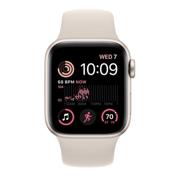 Купити Смарт-годинник Apple Watch SE 2 GPS 44mm Starlight Aluminum/Starlight Sport за вигідною ціною. Популярні Годинники Apple 