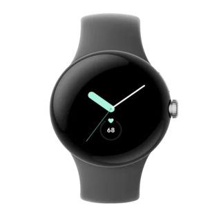 Смарт-годинник Google Pixel Watch Polished LTE Silver Case/Chalk Active Band 2