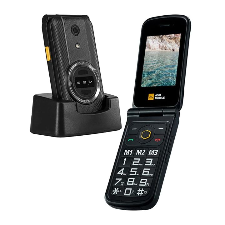 Купити Мобільний телефон AGM M8 Flip Black за вигідною ціною. Популярні Телефони у mBrand 