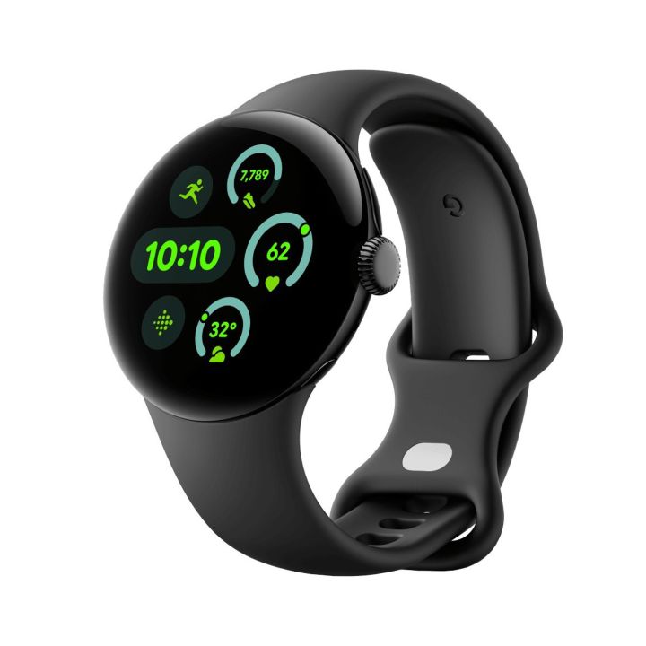 Купити Смарт-годинник Google Pixel Watch 3 45 mm Wi-Fi Matte Black Aluminum Case/Obsidian Active Band за вигідною ціною. Популяр
