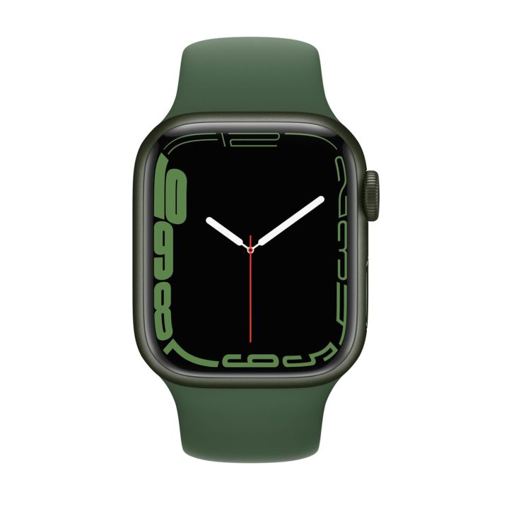 Купити Смарт-годинник Apple Watch 7 GPS 41mm Green Aluminum/Clover Sport за вигідною ціною. Популярні Годинники Apple у mBrand 
