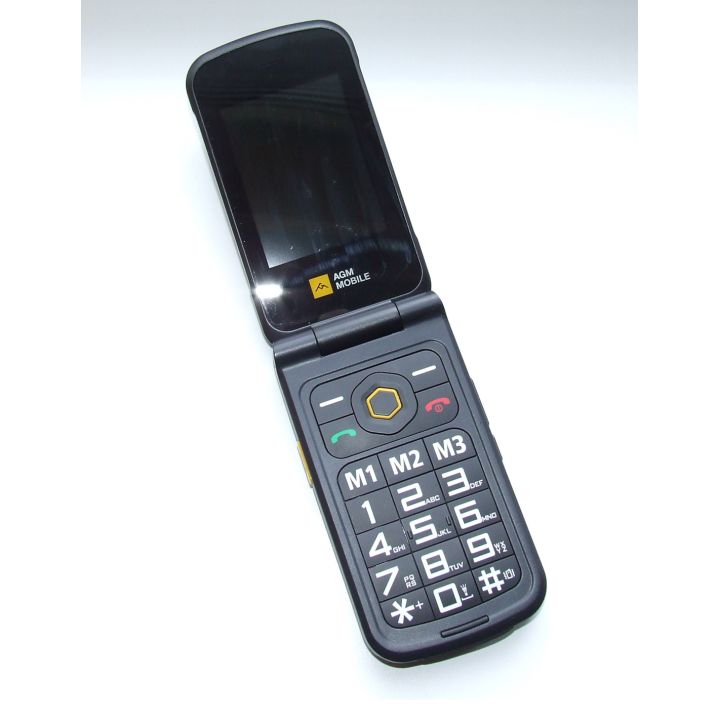Купити Мобільний телефон AGM M8 Flip Black Уцінка за вигідною ціною. Популярні Телефони у mBrand 