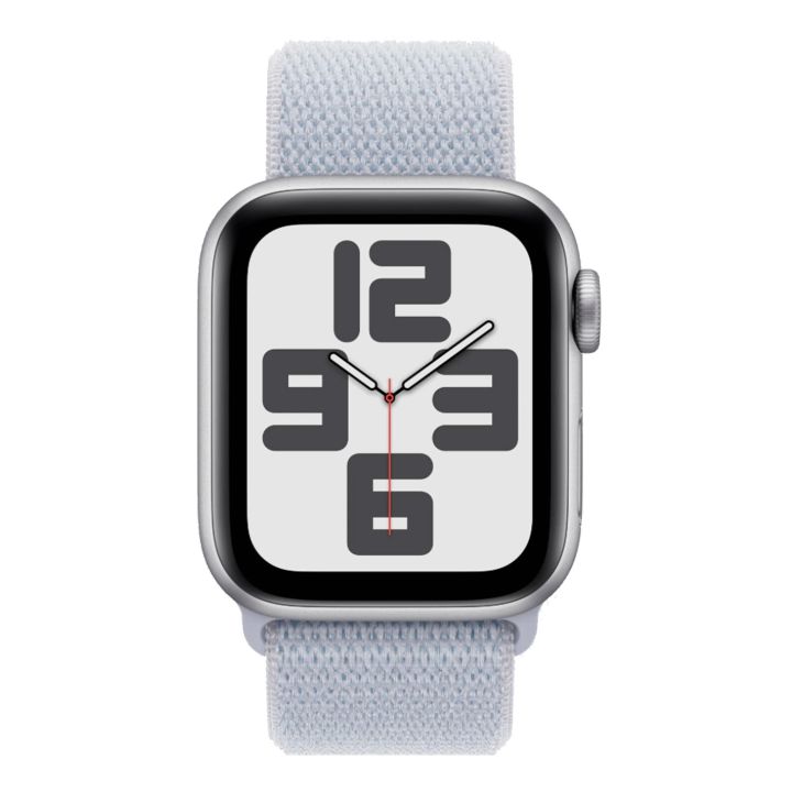 Купити Смарт-годинник Apple Watch SE 2 GPS 40mm Silver Aluminum/Blue Cloud Sport Loop за вигідною ціною. Популярні Годинники App