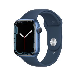 Купити Смарт-годинник Apple Watch 7 GPS 45mm Blue Aluminum/Blue Sport Band за вигідною ціною. Популярні Годинники Apple у mBrand