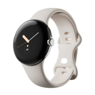 Смарт-годинник Google Pixel Watch Polished Silver Case/Chalk Active Band
