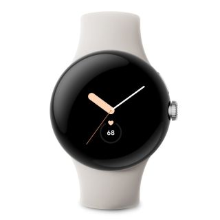 Смарт-годинник Google Pixel Watch Polished Silver Case/Chalk Active Band 2