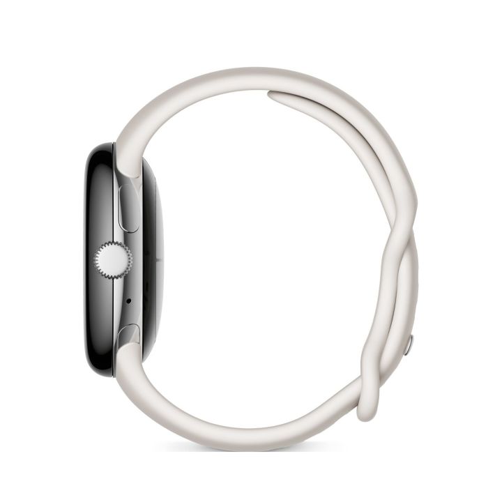Смарт-годинник Google Pixel Watch Polished Silver Case/Chalk Active Band