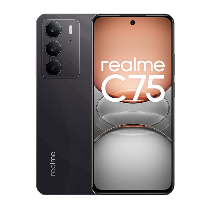 Купити Смартфон Realme C75 8/128Gb Storm Black за вигідною ціною. Популярні Смартфони Realme у mBrand 